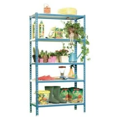 Simonrack Simonclick Metallregal L X B X H: 40 X 90 X 180 Cm, Traglast: 180 Kg/Boden, Anzahl Böden: 5 Stk., Stecken, Blau/Weiß 13 Simonrack Simonclick Metallregal L X B X H: 40 X 90 X 180 Cm, Traglast: 180 Kg/Boden, Anzahl Böden: 5 Stk., Stecken, Blau/Weiß -Heimwerkzeuge erkäufe 2024 12 4842