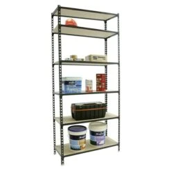 Simonrack Maderclick Metallregal L X B X H: 40 X 90 X 250 Cm, Traglast: 150 Kg/Boden, Anzahl Böden: 6, Stecken, Anthrazitgrau -Heimwerkzeuge erkäufe 2024 12 4906