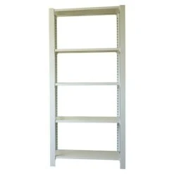 Simonrack Simonoffice Aktenregal Grundelement L X B X H: 40 X 90 X 210 Cm, Traglast: 200 Kg/Boden, Anzahl Böden: 5, Weiß