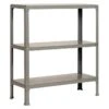 Simonrack Homeclick Metallregal Plus L X B X H: 30 X 100 X 90 Cm, Traglast: 150 Kg/Boden, Anzahl Böden: 3 Stk., Stecken, Grau