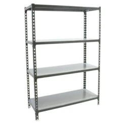 Simonrack Simonclick Metallregal Super Plus L X B X H: 40 X 110 X 150 Cm, Traglast: 180 Kg/Boden, Anzahl Böden: 4 Stk., Stecken, Anthrazit/Silber