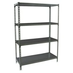 Simonrack Simonclick Metallregal L X B X H: 30 X 100 X 150 Cm, Traglast: 180 Kg/Boden, Anzahl Böden: 4 Stk., Stecken, Anthrazit