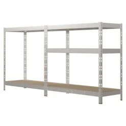 Regalux Metall-Schwerlastregal L X B X H: 40 X 90 X 180 Cm, Traglast: 175 Kg/Boden, Anzahl Böden: 5 Stk., Stecken, Hellgrau -Heimwerkzeuge erkäufe 2024 12 5055