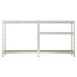 Regalux Metall-Schwerlastregal L X B X H: 40 X 90 X 180 Cm, Traglast: 175 Kg/Boden, Anzahl Böden: 5 Stk., Stecken, Hellgrau -Heimwerkzeuge erkäufe 2024 12 5056