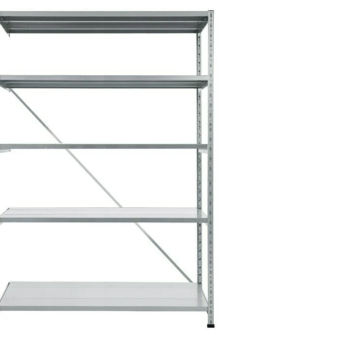 Scholz Metall-Lagerregal Anbauelement Länge: 300 Mm, Breite: 1.210 Mm, Höhe: 1.920 Mm, Traglast: 90 Kg/Boden, Anzahl Böden: 5 Stk. 3 Scholz Metall-Lagerregal Anbauelement Länge: 300 Mm, Breite: 1.210 Mm, Höhe: 1.920 Mm, Traglast: 90 Kg/Boden, Anzahl Böden: 5 Stk.