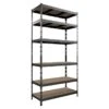 Metall-Schwerlastregal B X T X H: 100 X 45 Cm X 200 Cm, Traglast: 250 Kg/Boden, Anzahl Böden: 6 Stk., Stecken, Anthrazit