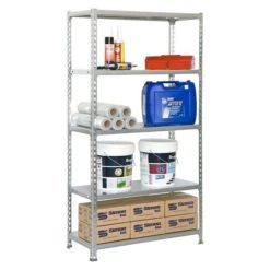 Simonrack Simonclick Metallregal Mini L X B X H: 30 X 80 X 180 Cm, Traglast: 180 Kg/Boden, Anzahl Böden: 5 Stk., Stecken, Silber 10 Simonrack Simonclick Metallregal Mini L X B X H: 30 X 80 X 180 Cm, Traglast: 180 Kg/Boden, Anzahl Böden: 5 Stk., Stecken, Silber -Heimwerkzeuge erkäufe 2024 12 5189