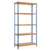 Simonrack Maderclick Metallregal Super Plus L X B X H: 40 X 110 X 200 Cm, Traglast: 150 Kg/Boden, Anzahl Böden: 5, Stecken, Blau/Orange -Heimwerkzeuge erkäufe 2024 12 5202