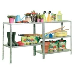 Simonrack Simonclassic Metallregal Advantage L X B X H: 30 X 90 X 180 Cm, Traglast: 75 Kg/Boden, Anzahl Böden: 5 Stk., Schrauben, Silber -Heimwerkzeuge erkäufe 2024 12 5227