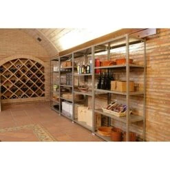 Simonrack Simonclassic Metallregal Advantage L X B X H: 40 X 90 X 180 Cm, Traglast: 75 Kg/Boden, Anzahl Böden: 5 Stk., Schrauben, Grau -Heimwerkzeuge erkäufe 2024 12 5240