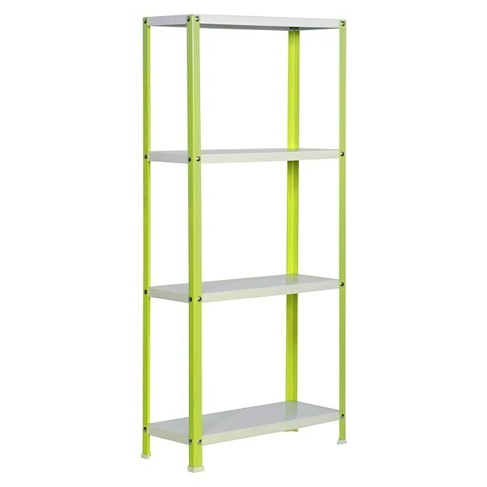 Simonrack Homeclassic Metallregal L X B X H: 30 X 80 X 160 Cm, Traglast: 100 Kg/Boden, Anzahl Böden: 4 Stk., Schrauben, Grün 3 Simonrack Homeclassic Metallregal L X B X H: 30 X 80 X 160 Cm, Traglast: 100 Kg/Boden, Anzahl Böden: 4 Stk., Schrauben, Grün