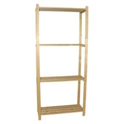 Regalux Holzregal Höhe: 170 Cm, Anzahl Böden: 4