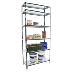 Simonrack Simonclick Metallregal L X B X H: 30 X 90 X 250 Cm, Traglast: 180 Kg/Boden, Anzahl Böden: 6 Stk., Stecken, Anthrazit/Weiß -Heimwerkzeuge erkäufe 2024 12 5304