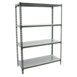 Simonrack Simonclick Metallregal L X B X H: 50 X 90 X 150 Cm, Traglast: 180 Kg/Boden, Anzahl Böden: 4 Stk., Stecken, Anthrazit/Silber