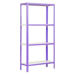 Simonrack Homeclick Metallregal Mini L X B X H: 30 X 80 X 160 Cm, Traglast: 150 Kg/Boden, Anzahl Böden: 4 Stk., Lila