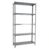 Simonrack Simonclick Metallregal Super Plus L X B X H: 40 X 110 X 200 Cm, Traglast: 180 Kg/Boden, Anzahl Böden: 5 Stk., Stecken, Grau