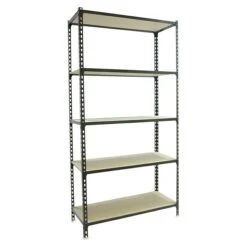Simonrack Maderclick Metallregal Plus L X B X H: 30 X 100 X 200 Cm, Traglast: 150 Kg/Boden, Anzahl Böden: 5, Stecken, Anthrazitgrau