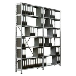 Scholz Aktenregal Anbauelement Länge: 810 Mm, Breite: 300 Mm, Höhe: 2.280 Mm, Traglast: 100 Kg/Boden, Anzahl Böden: 7 Stk. -Heimwerkzeuge erkäufe 2024 12 5377