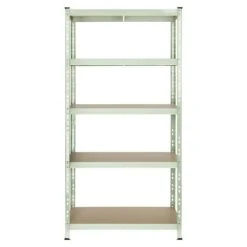 Regalux Metall-Schwerlastregal L X B X H: 40 X 90 X 180 Cm, Traglast: 175 Kg/Boden, Anzahl Böden: 5 Stk., Stecken, Hellgrün -Heimwerkzeuge erkäufe 2024 12 5404