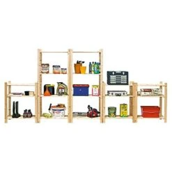 Regalux Holzregal Grundelement Simple 40 X 75 X 170 Cm, Traglast: 45 Kg/Boden, Holz -Heimwerkzeuge erkäufe 2024 12 5428