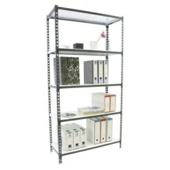 Simonrack Simonclick Metallregal L X B X H: 30 X 100 X 200 Cm, Traglast: 180 Kg/Boden, Anzahl Böden: 5 Stk., Stecken, Anthrazit/Weiß -Heimwerkzeuge erkäufe 2024 12 5458