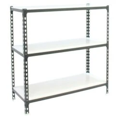 Simonrack Simonclick Metallregal Mega L X B X H: 30 X 120 X 90 Cm, Traglast: 180 Kg/Boden, Anzahl Böden: 3 Stk., Stecken, Anthrazit/Weiß