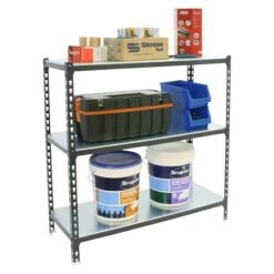 Simonrack Simonclick Metallregal Mega L X B X H: 30 X 120 X 90 Cm, Traglast: 180 Kg/Boden, Anzahl Böden: 3 Stk., Stecken, Anthrazit/Weiß -Heimwerkzeuge erkäufe 2024 12 5471