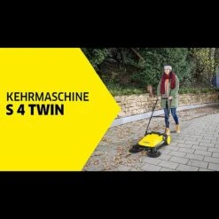 Kärcher Handkehrmaschine S 4 Twin Flächenleistung: 2.400 M²/h, Arbeitsbreite: 680 Mm, 20 L -Heimwerkzeuge erkäufe 2024 12 5521