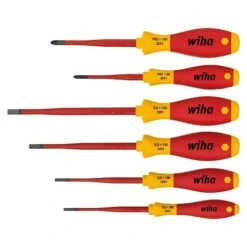 Wiha Schraubendreher-Set SoftFinish Electric Slimfix 6 -tlg.