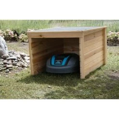 Promadino Mähroboter-Garage 101 X 76 X 58 Cm, Natur