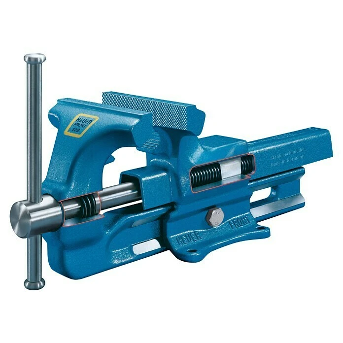 Heuer Schraubstock Backenbreite: 140 Mm, Stahl, Rohrspannbacken 4 Heuer Schraubstock Backenbreite: 140 Mm, Stahl, Rohrspannbacken – Bild 2