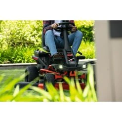 Scheppach Akku-Rasentraktor MR760-E 48 V, 50 Ah, Schnittbreite: 76 Cm -Heimwerkzeuge erkäufe 2024 12 735