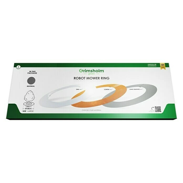 Grimsholm Green Mähroboter Ring 120 Cm, Dunkelgrau, Passend Für: Alle Mähroboter 4 Grimsholm Green Mähroboter Ring 120 Cm, Dunkelgrau, Passend Für: Alle Mähroboter – Bild 2