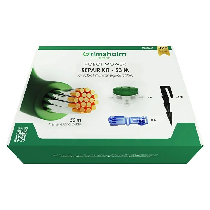 Grimsholm Green Reparatur-Set Begrenzungskabel 50 M, Passend Für: Alle Mähroboter 3 Grimsholm Green Reparatur-Set Begrenzungskabel 50 M, Passend Für: Alle Mähroboter